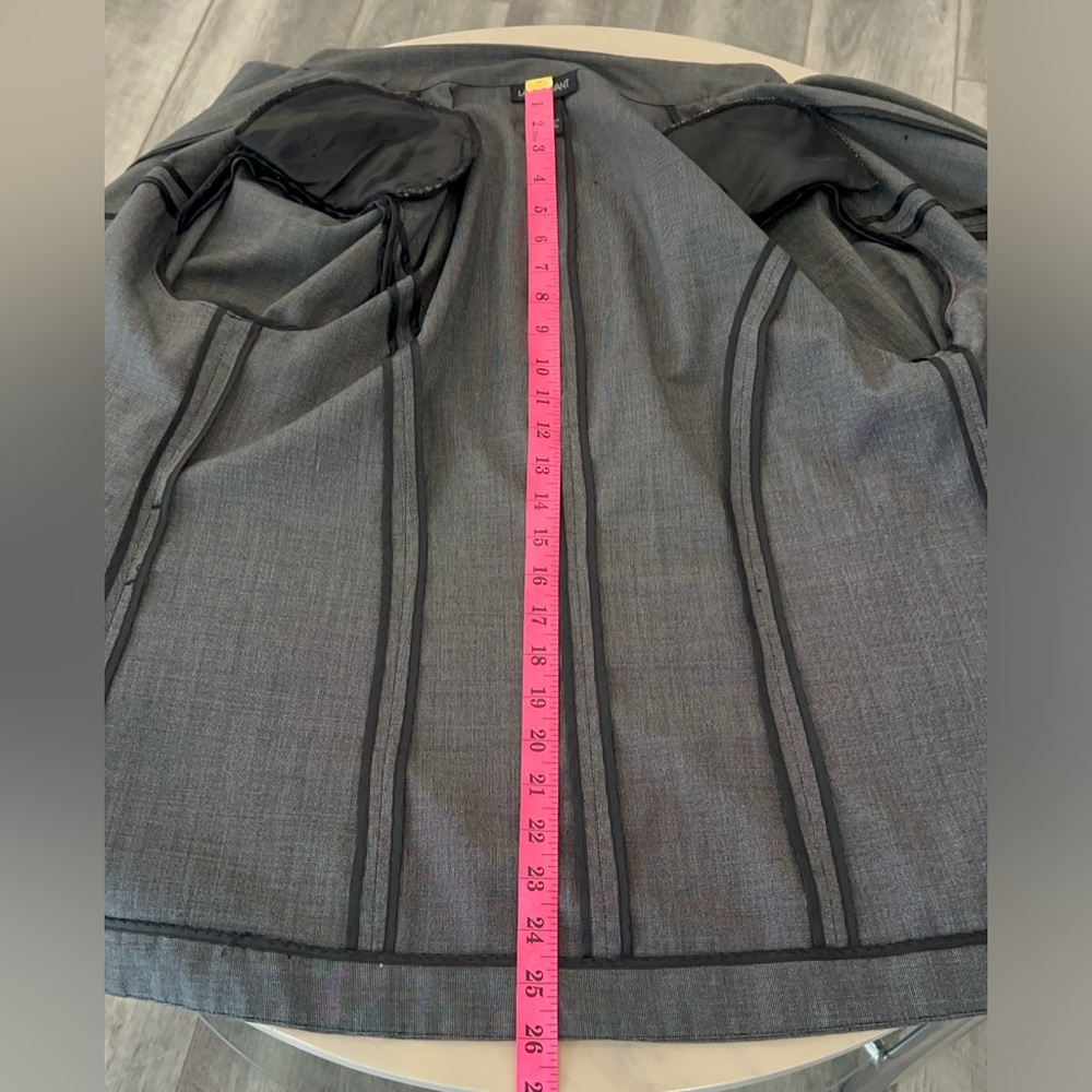 Lane Bryant Gray Ruffle Blazer - Picture 7 of 8